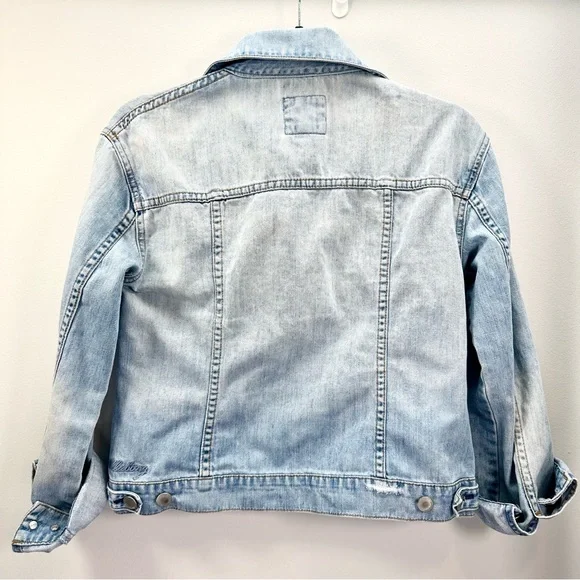 Billabong Classic Distressed Jean Jacket - Picture 5 of 15